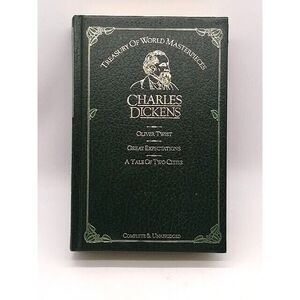Vtg Charles Dickens‎ Treasury Oliver Twist Great Expectations Tale of Two Cities